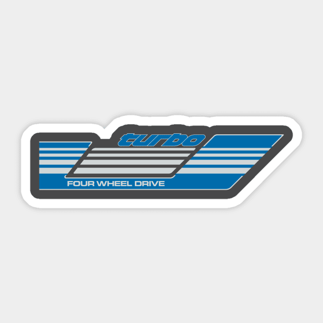 Landcruiser stripe Sticker by Printstripe